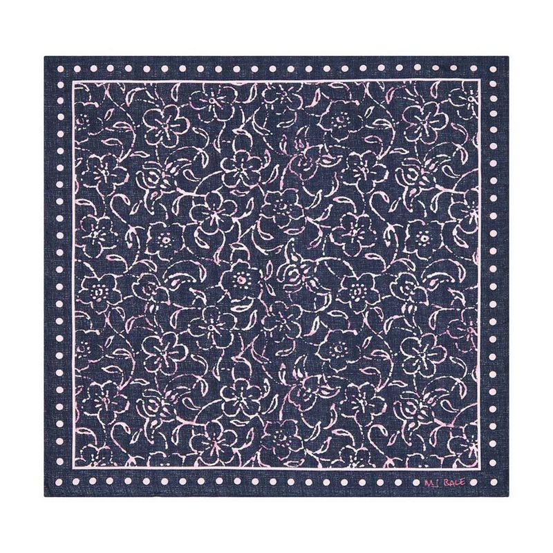 M.J. Bale Volterra Pocket Square image number 0